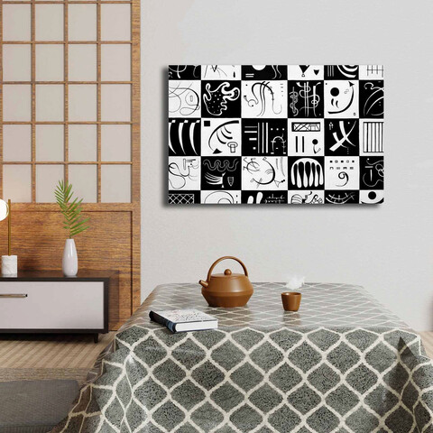 Tablou decorativ, 4570kandinsky017, canvas , lemn, multicolor