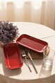 Set platouri servire, Hermia, 275KRM2656, 26 cm, 2 piese, Rosu