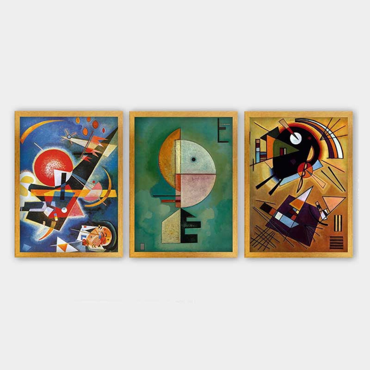 Set 3 tablouri decorative 3AC_UN287405 _5575 Polistiren Multicolor