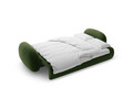 Canapea extensibila 3 locuri, Tonale, Cosmopolitan Design, 262x105x88 cm, catifea, verde army