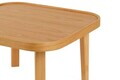 Masuta de cafea, Hanah Home, Hera 60, 60x35x60 cm, LEMN MASIV DE STEJAR, Stejar