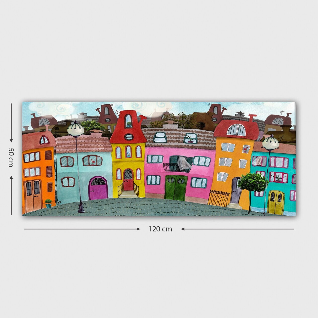 Tablou decorativ, YTY393029_50120, Canvas, Rama din lemn (grosime 3 cm), Multicolor — imaginea 3