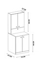 Dulap masina de spalat, Coraline, Palmira, 70x90x67 cm, Maro