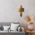 Aplica de perete, 615 - A, Opviq, 22 x 10 x 75 cm, 1 x E27, 40W, aramiu antic