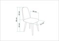 Scaun, Vella, Vina Mini 1070, Stejar / Verde