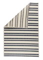 Covor cu doua fete Rubina, Decorino, 120x180 cm, polipropilena, crem/albastru