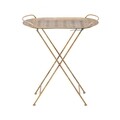 Masuta Antique, InArt, 63x37x72 cm, metal, auriu