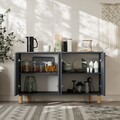 Consola, Odessa, Venedik, 120x73.6x29.6 cm, Antracit