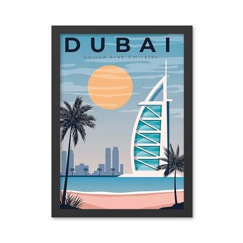 Tablou decorativ, Dubai (35 x 45), MDF , Polistiren, Multicolor