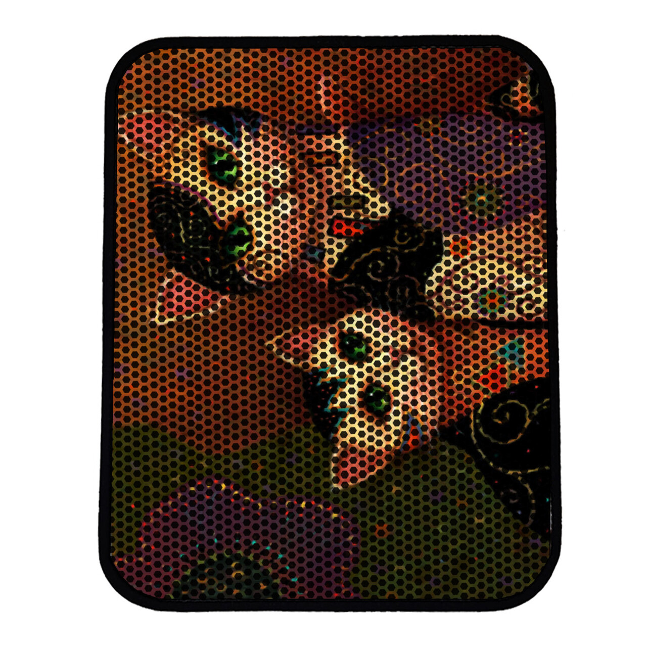 Covoras litiera pentru colectarea granulelor de nisip, Paws &amp; Whiskers, Nrszn0106, 50% PVC/50% poliester, Multicolor - view 2