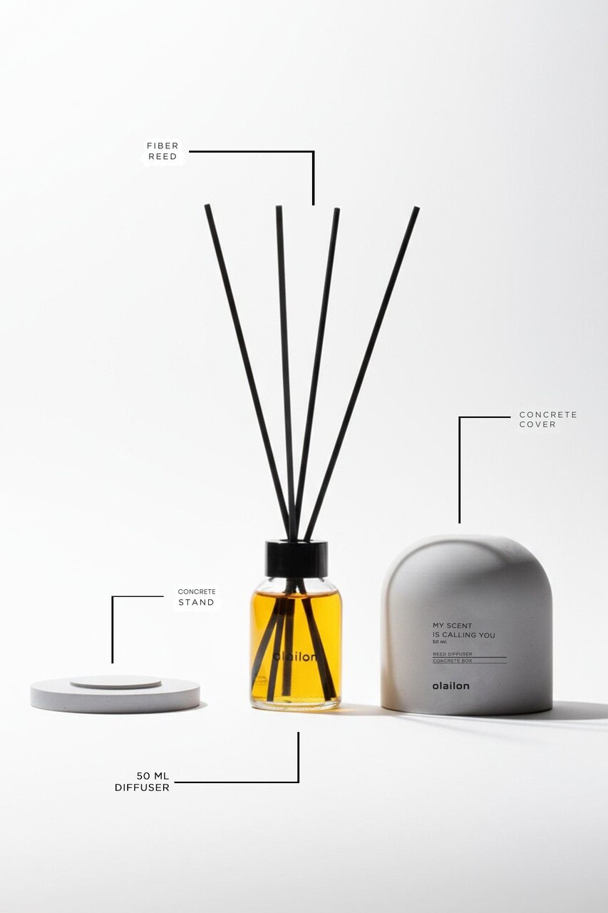 Bețișoare odorizante, Concarte, Gri - imagine 3