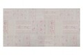 Covor Romantic Patch - Mint, Confetti, 100x200 cm, poliester, multicolor
