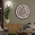 Ceas de perete, 5050MS-093, MDF, ø50 cm, Multicolor