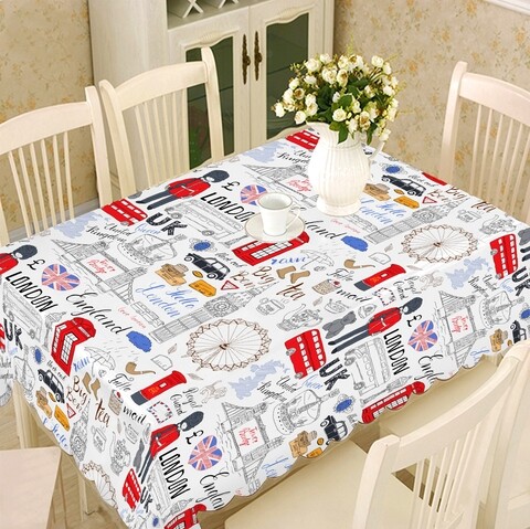 Fata de masa uk, heinner, 145x240 cm, bumbac, multicolor