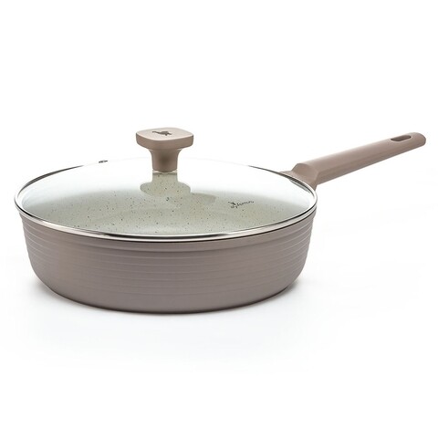 Tigaie adanca, cu capac, Luigi Ferrero Norsk FR-4728M, Ø 28 cm, aluminiu