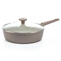 Tigaie adanca, cu capac, Luigi Ferrero Norsk FR-4728M, Ø 28 cm, aluminiu