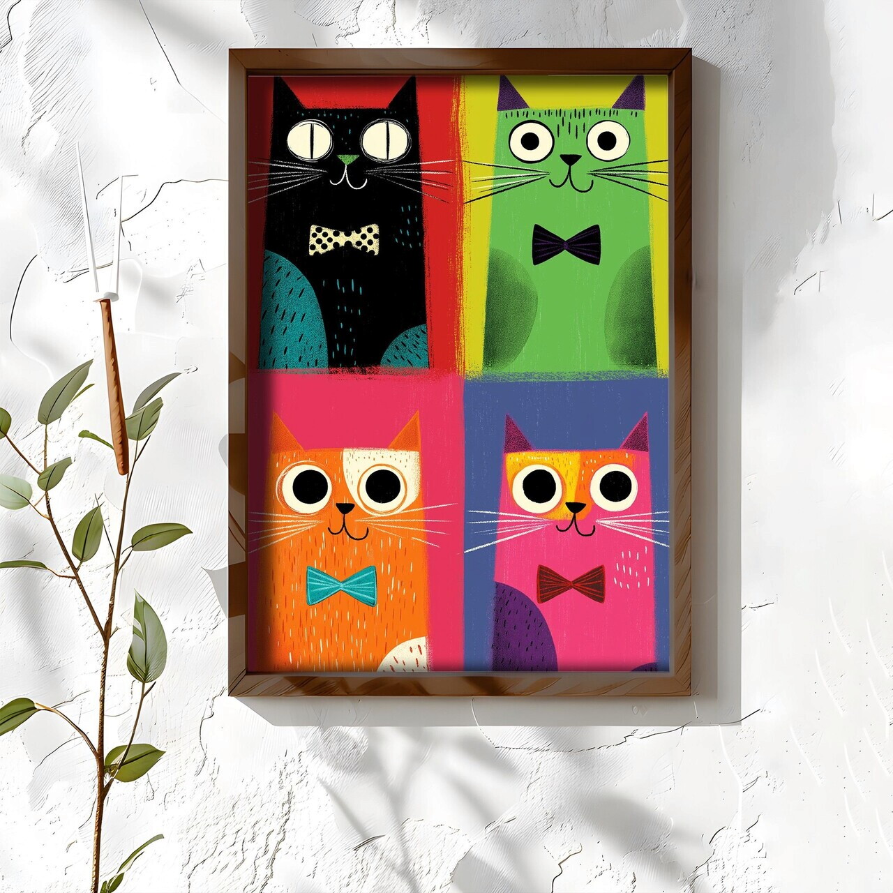 Tablou decorativ NAL022-70 MDF Lemn masiv Multicolor