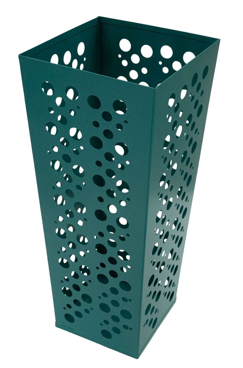 Suport pentru umbrele, Mauro Ferretti, Fit, 19x19x48 cm, metal, turcoaz - imagine 4