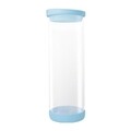 Recipient Blue, Jocca, 1780 ml, sticla/silicon, transparent/albastru