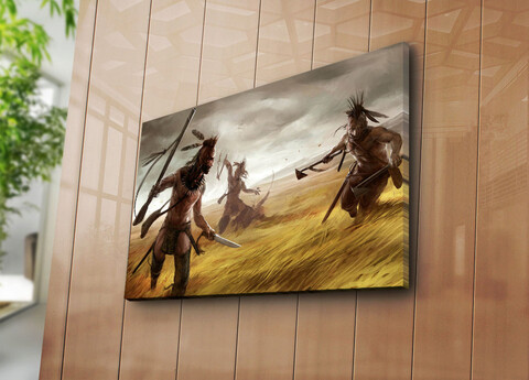 Tablou decorativ, 4570NTVC-5, Canvas, Dimensiune: 45 x 70 cm, Multicolor