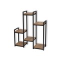 Decorative Jardiniere, Puqa Design, Rosa, 20x67x77 cm, PAL, Pin Atlantic / Negru