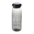 Sticla de apa Emoji, Homla, 1.2 L, plastic, gri/negru