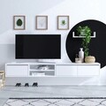 Comoda TV, Emerald, Alcor, Alb