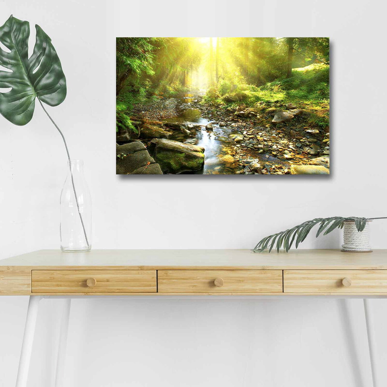 Tablou decorativ cu lumina LED, 4570DHDACT-119, Dimensiune: 45 x 70 cm, Multicolor - view 2
