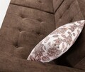 Canapea extensibila Cinar, Pandia Home, 209x80x80 cm, lemn, maro