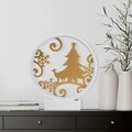 Lampa de masa, Shadow, 526SHD1141, Metal, Alb/Auriu
