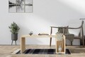 Masuta de cafea, Asse Home, Memo, 86.8x32.4x50 cm, Maro