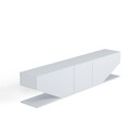 Comoda TV Diamond, Minima, 180x30x40 cm, alb