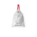 Set 40 saci de gunoi, Brabantia, NewIcon PerfectFit, marimea Y, 20 L, nailon, alb