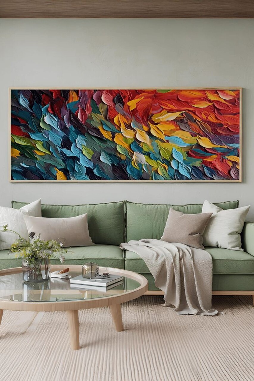 Tablou decorativ, Artsmdfyty28-3370, Vopsea: 100% MDF (grosime: 2,7 mm), Multicolor - view 3