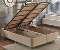 Saltea dubla, Base & Headboard, Niron, Latte, 150x38x200 cm, Cadru: OȚEL, Maro deschis