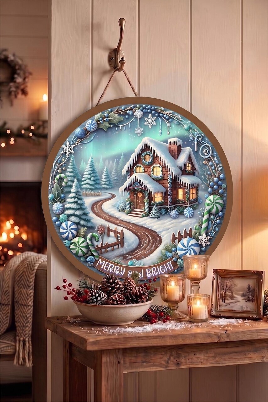 Ornament de ușă, ARTOVLKPSMDL10, 35x35 cm, Multicolor