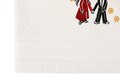 Set 2 prosoape de baie Cift, Hobby, 70 x 140 cm, bumbac, alb