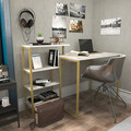 Birou, Retricy, Rino, 133x60x76.8 cm, PAL, Auriu