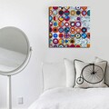 Tablou decorativ, 4545K-105, Canvas, Dimensiune: 45 x 45 cm, Multicolor