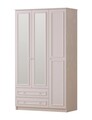 Dulap pentru haine, Rabi, Rb-186-01, 105x210x52 cm, Alb mat