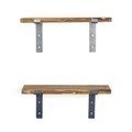 Raft de perete, Evila Originals, LAM003, 40x16x14 cm, Nuc negru