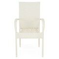 Set gradina/terasa, masa + 4 scaune, Presley, otel, gri