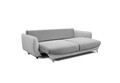 Canapea extensibila 4 locuri ELTAP, SO-SIL-03NU, Silva, 236x95x90 cm, lemn/poliester, gri deschis