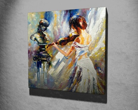 Tablou decorativ, kc276, canvas, lemn, multicolor