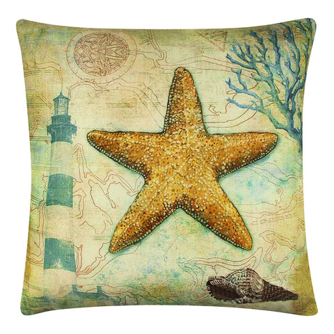 Perna, A12657, 43×43 cm, 50% bumbac / 50% poliester, Multicolor Gravel