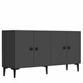 Consola, Hanah Home, Sherifa 150, 150x75x32 cm, Antracit