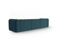 Canapea 5 locuri, Lupine, Micadoni Home, BL, 318x87x70 cm, poliester chenille, turcoaz