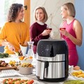 Friteuza cu aer fara ulei InnovaGoods, Fryinn 3500, 32 x 27 x 34 cm, 1400 W, 3.5 L, negru