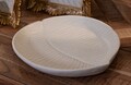 Vas decorativ Stons, Mauro Ferretti, 33x4x29 cm, polirasina, crem