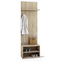 Cuier cu pantofar Olive, Pakoworld, 60x30x190 cm, PAL melaminat, sonoma